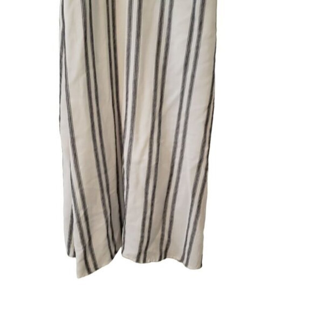 ASTR  Womens Midi Dress‎ Pre-Owned Size Small  Cream Black Lined - Picture 10 of 12